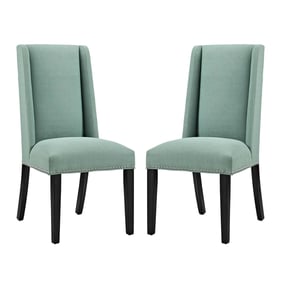 2 Modway Furniture Baron Laguna Fabric Dining Chairs