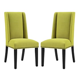 2 Modway Furniture Baron Wheatgrass Fabric Dining Chairs