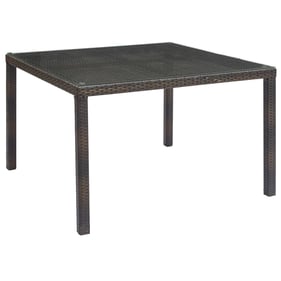 Modway Furniture Conduit Brown 47 Inch Outdoor Patio Dining Table