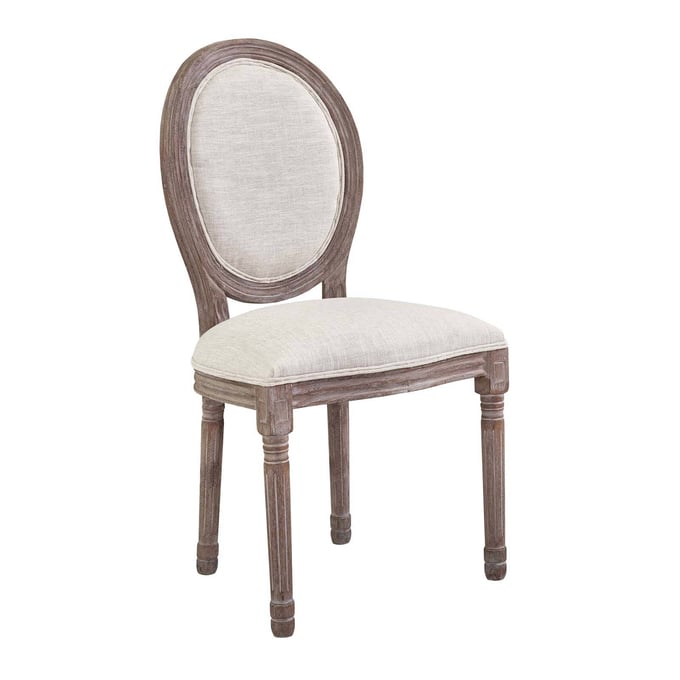 Modway Furniture Emanate Beige Upholstered Dining Side Chair EEI-2821-BEI