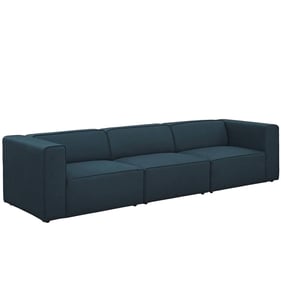 Modway Furniture Mingle Blue Upholstered Sofa