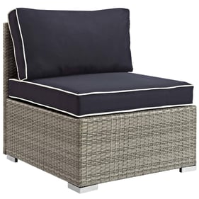 Modway Furniture Repose Navy Outdoor Patio Armless Chair