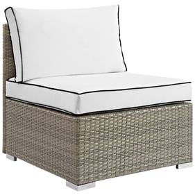 Modway Furniture Repose White Outdoor Patio Armless Chair