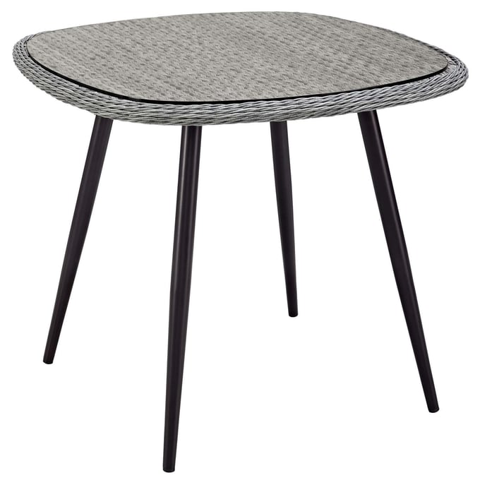 Modway Furniture Endeavor Gray Outdoor Patio Dining Table EEI-3029-GRY