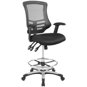 Modway Furniture Calibrate Black Mesh Drafting Chair