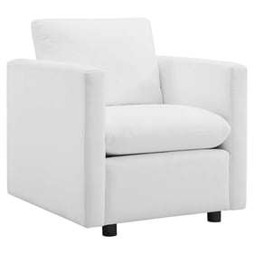 Modway Furniture Activate White Upholstered Armchair