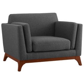 Modway Furniture Chance Gray Fabric Armchair