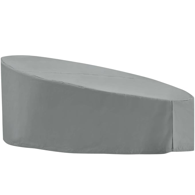 Modway Furniture Immerse Gray Taiji Convene Sojourn Summon Daybed Outdoor Patio Furniture Cover EEI-3133-GRY