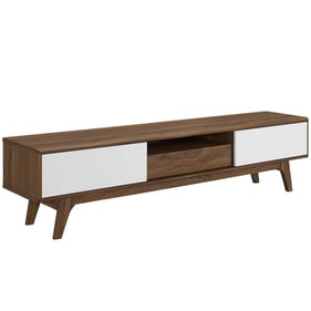 Modway Furniture Envision Walnut White TV Stand