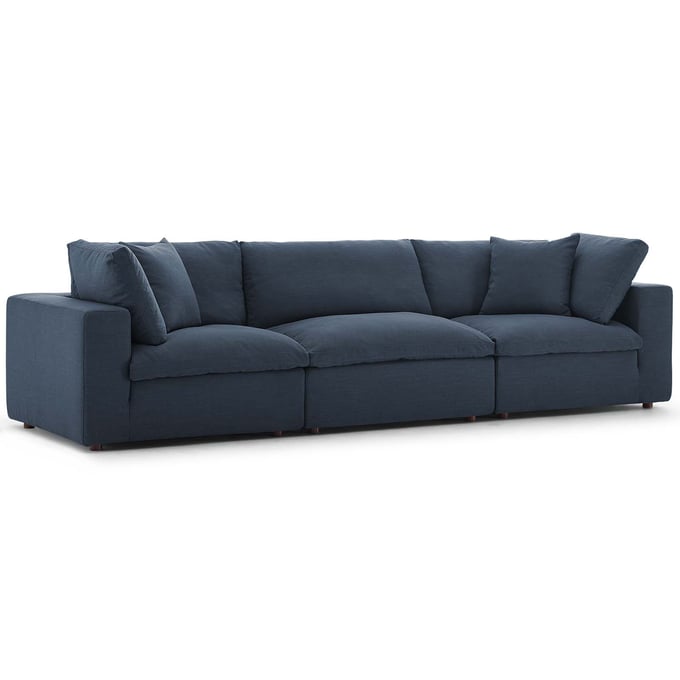 Modway Furniture Commix Azure 3 Seater Sofa EEI-3355-AZU