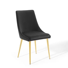 Modway Furniture Viscount Black Velvet Dining Chair