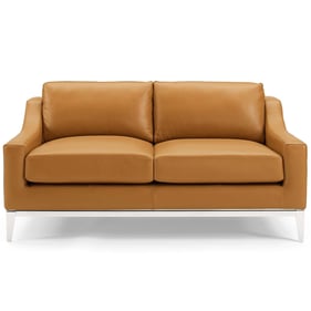 Modway Furniture Harness Tan Leather Loveseat