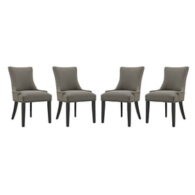 4 Modway Furniture Marquis Granite Fabric Dining Chairs