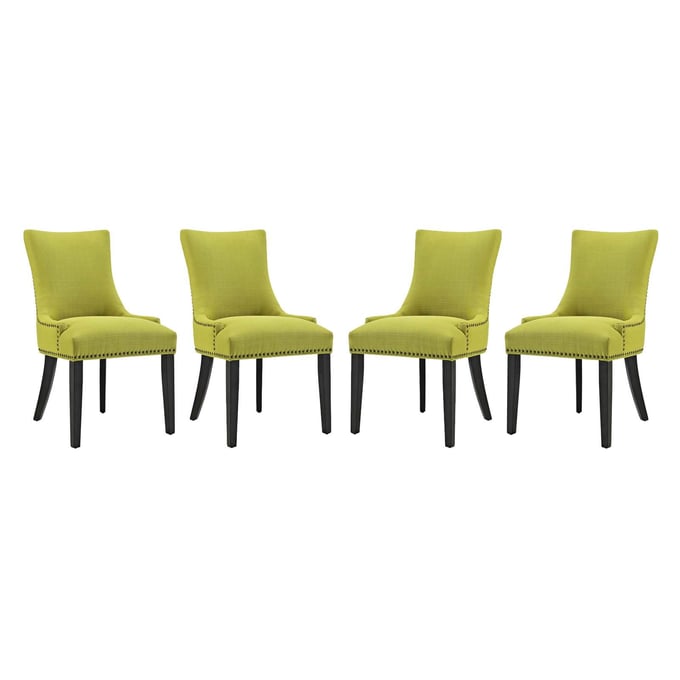 4 Modway Furniture Marquis Wheatgrass Fabric Dining Chairs EEI-3497-WHE