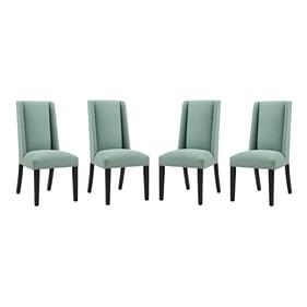 4 Modway Furniture Baron Laguna Fabric Dining Chairs