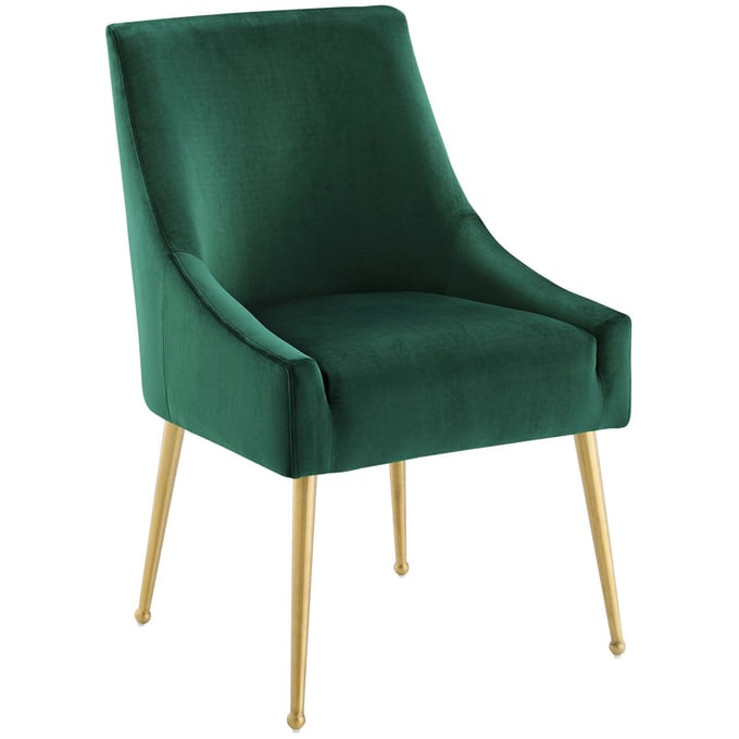 Modway Furniture Discern Green Velvet Dining Chair EEI-3508-GRN