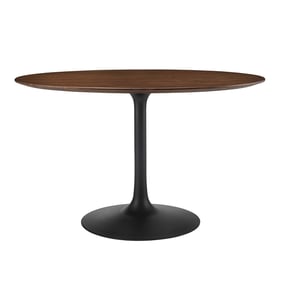 Modway Furniture Lippa Black Walnut 47 Inch Round Dining Table