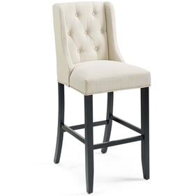 Modway Furniture Baronet Beige Fabric Bar Stool