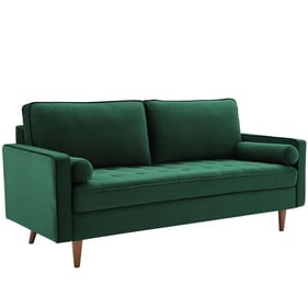 Modway Furniture Valour Green Velvet Sofa