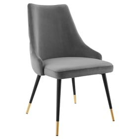 Modway Furniture Adorn Gray Velvet Dining Side Chair