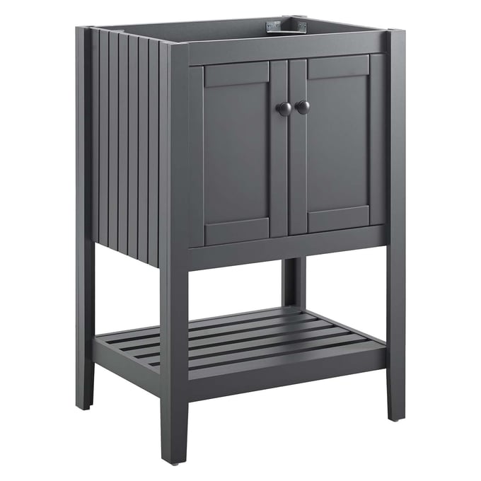 Modway Furniture Prestige Gray Bathroom Vanity Cabinet EEI-3919-GRY