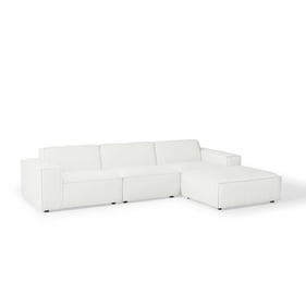 Modway Furniture Restore White 4pc Sectional