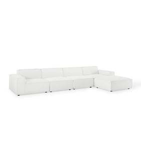 Modway Furniture Restore White 5pc Sectional