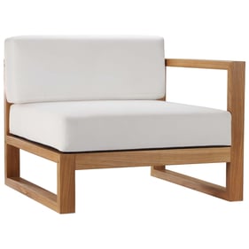 Modway Furniture Upland Natural White Outdoor Patio Right Arm Chair