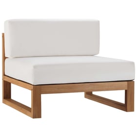 Modway Furniture Upland Natural White Outdoor Patio Armless Chair