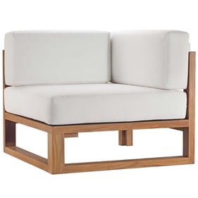 Modway Furniture Upland Natural White Outdoor Patio Corner Chair