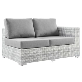 Modway Furniture Convene Light Gray Outdoor Patio Right Arm Loveseat