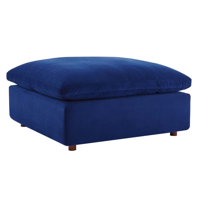 Modway Furniture Commix Navy Velvet Ottoman EEI-4365-NAV