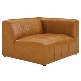 Modway Furniture Bartlett Tan Leather Right Arm Chair