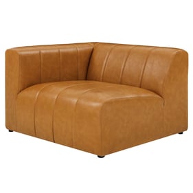 Modway Furniture Bartlett Tan Leather Left Arm Chair