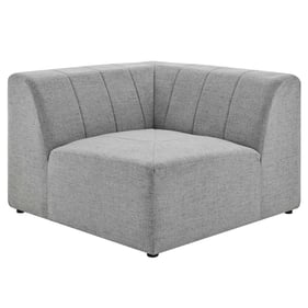 Modway Furniture Bartlett Light Gray Fabric Corner Chair