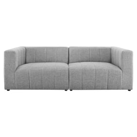 Modway Furniture Bartlett Light Gray Fabric Loveseat