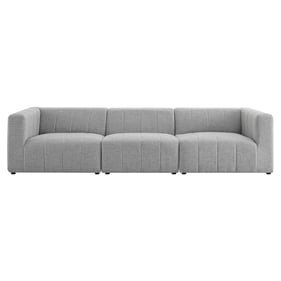 Modway Furniture Bartlett Light Gray Fabric Sofa