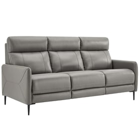 Modway Furniture Huxley Gray Leather Sofa