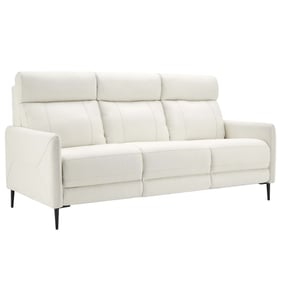 Modway Furniture Huxley White Leather Sofa