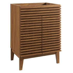 Modway Furniture Render Walnut Bathroom Vanity Cabinet