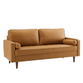 Modway Furniture Valour Tan Leather Sofa