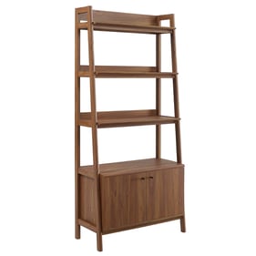 Modway Furniture Bixby Walnut 33 Inch Bookshelf