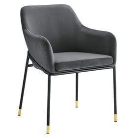 Modway Furniture Jovi Black Charcoal Dining Armchair