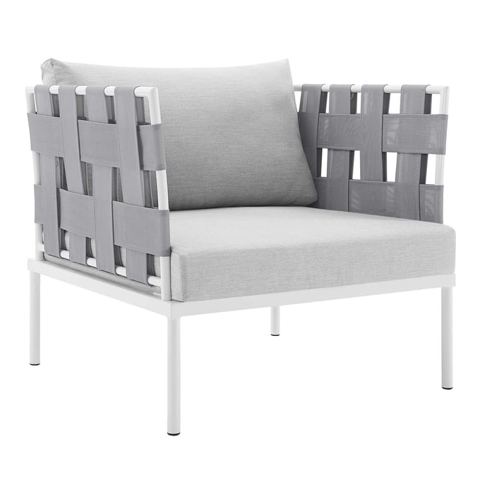 Modway Furniture Harmony Gray Outdoor Patio Armchair EEI-4956-GRY-GRY