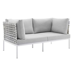 Modway Furniture Harmony Taupe Gray Outdoor Patio Loveseat