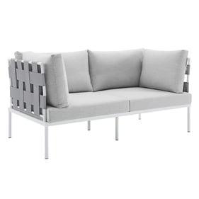 Modway Furniture Harmony Gray Outdoor Patio Loveseat