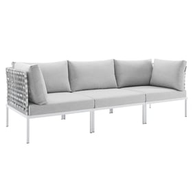 Modway Furniture Harmony Taupe Gray Outdoor Patio Sofa