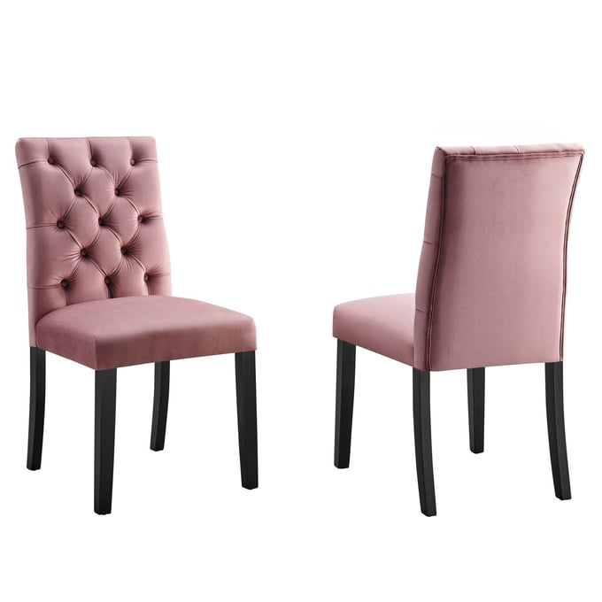 2 Modway Furniture Duchess Dusty Rose Dining Chairs EEI-5011-DUS