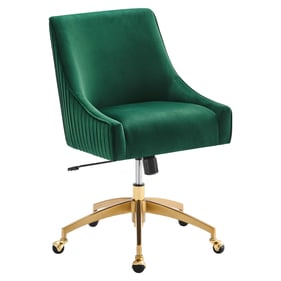 Modway Furniture Discern Green Gold Base Office Chair