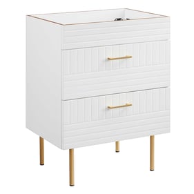 Modway Furniture Daybreak White 24 Inch Bathroom Vanity Cabinet